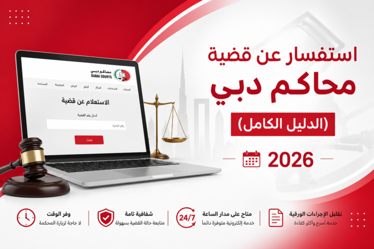 استفسار عن قضية محاكم دبي