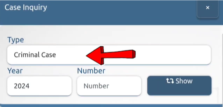 إدخال تفاصيل القضية