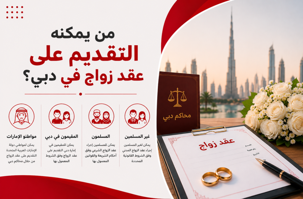 من يمكنه التقديم على عقد زواج في دبي؟
