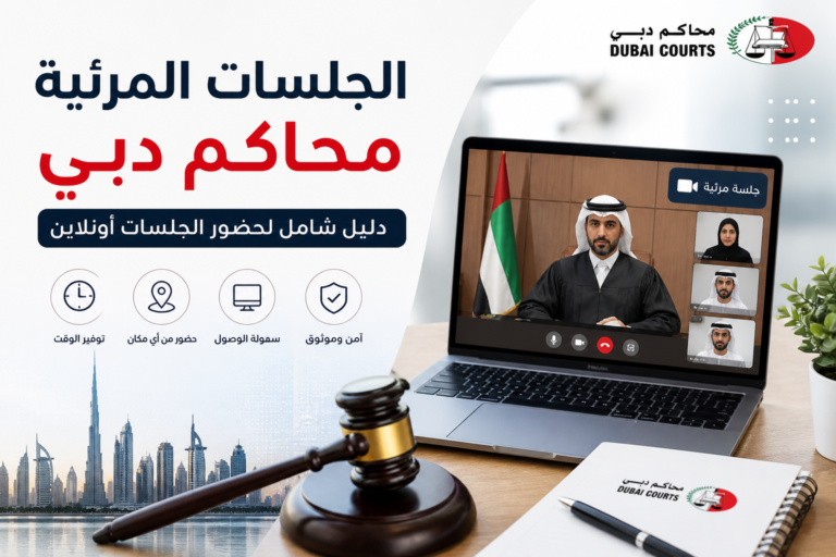 الجلسات المرئية محاكم دبي