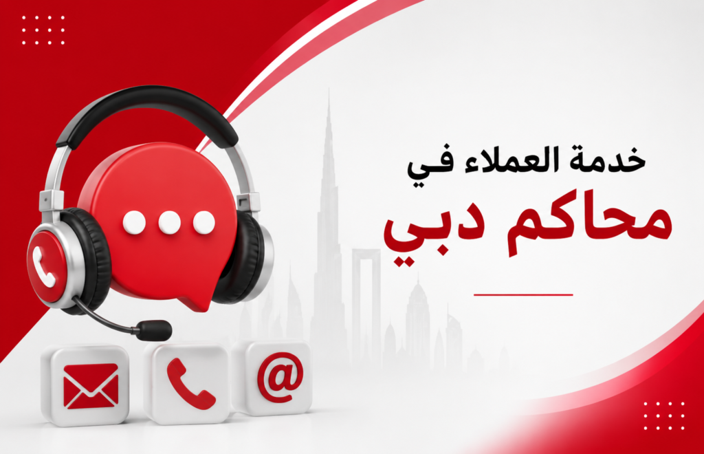 خدمة العملاء في محاكم دبي