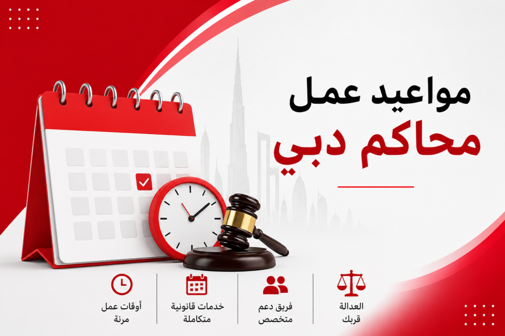 مواعيد عمل محاكم دبي