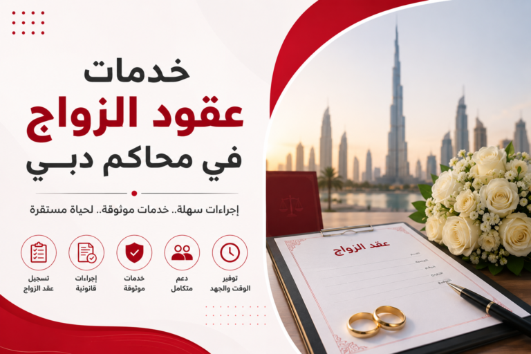 خدمات عقود الزواج في محاكم دبي